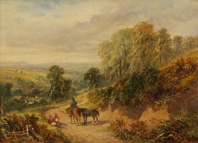 Sur la lande à Old Storridge, Worcestershire - Henry Harris Lines