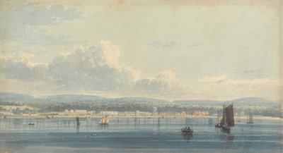 Sidmouth depuis le large - Henry Haseler