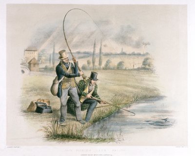 Jack pêchant, Lea Bridge, d