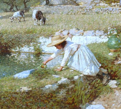 Un ruisseau provençal, c.1903 - Henry Herbert La Thangue