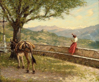 Appel à la vallée - Henry Herbert La Thangue