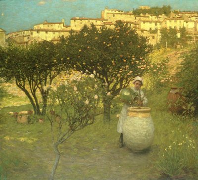Décembre en Provence - Henry Herbert La Thangue