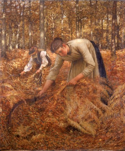 Récolte de fougères - Henry Herbert La Thangue