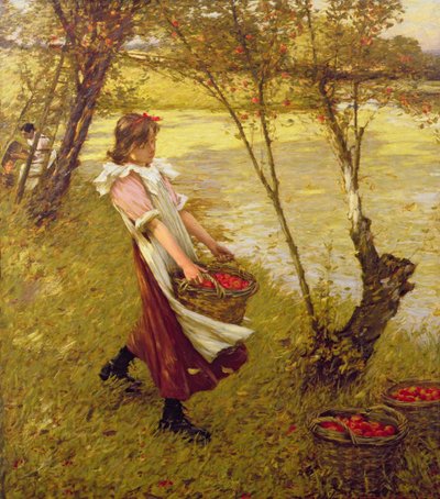 Dans le verger, Haylands, Graffham - Henry Herbert La Thangue