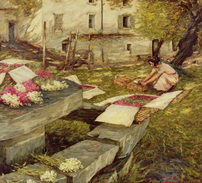 Récolte de stocks - Henry Herbert La Thangue
