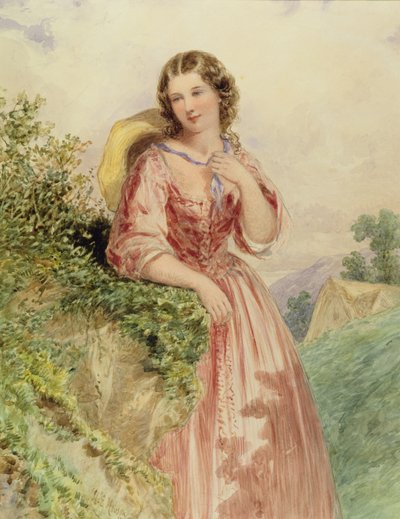 Une fille de la campagne, 19ème siècle - Henry Hobson