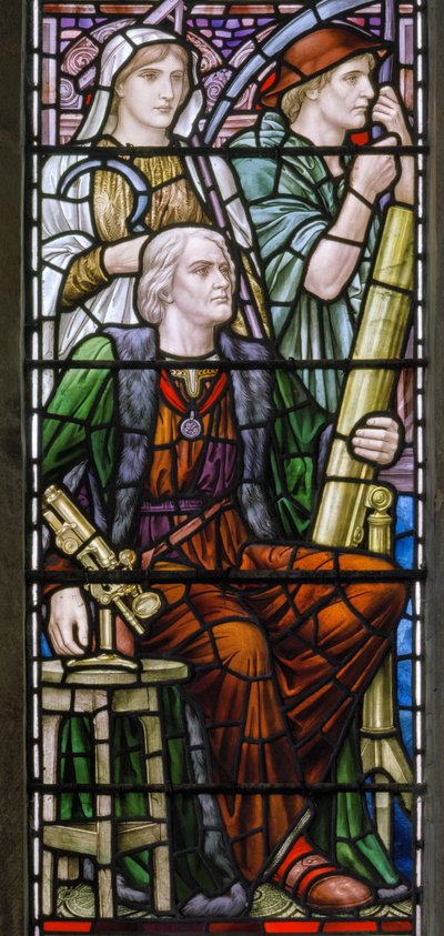 Buckland, St Mary, Lowndes & Drury, Henry Holiday, Science, 1918 - Henry Holiday