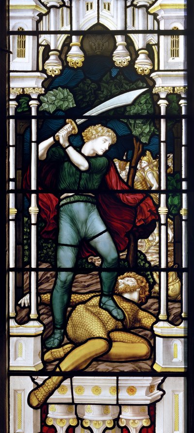 David et Goliath - Henry Holiday