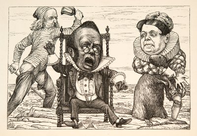 Sa frayeur était si grande que son gilet devint blanc, pub. 1876 - Henry Holiday