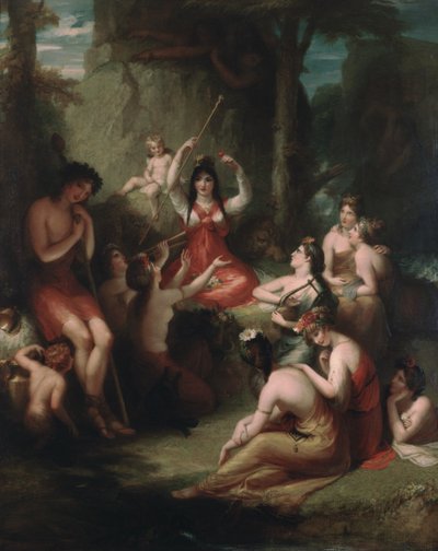 Comus écoutant les incantations de Circé, 1831 - Henry Howard