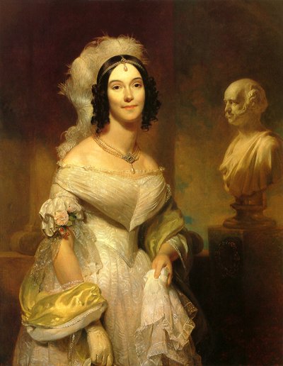 Angelica Singleton Van Buren - Henry Inman