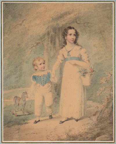 Les enfants dans le parc - Henry Inman