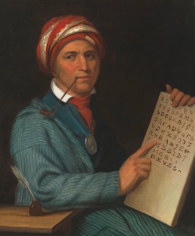 Sequoyah, vers 1830 - Henry Inman