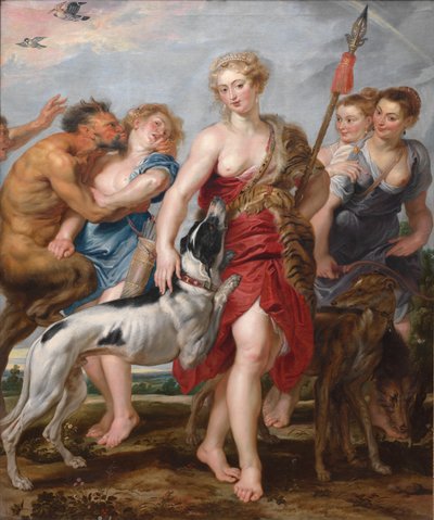 Diane et ses nymphes partant pour la chasse - Henry Joseph Redouté