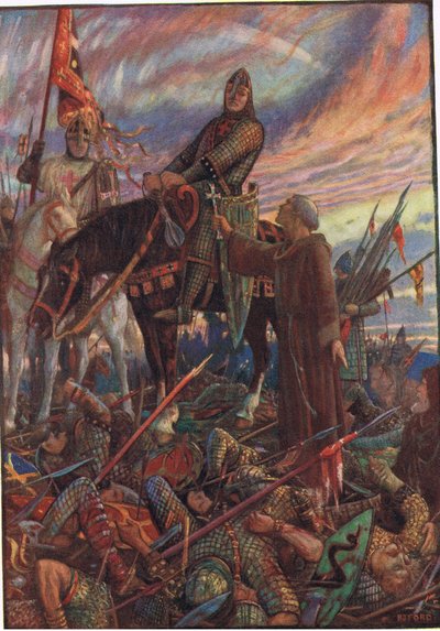 Après la bataille de Hastings, illustration de 