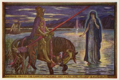 Arthur rencontre la Dame du Lac et obtient l