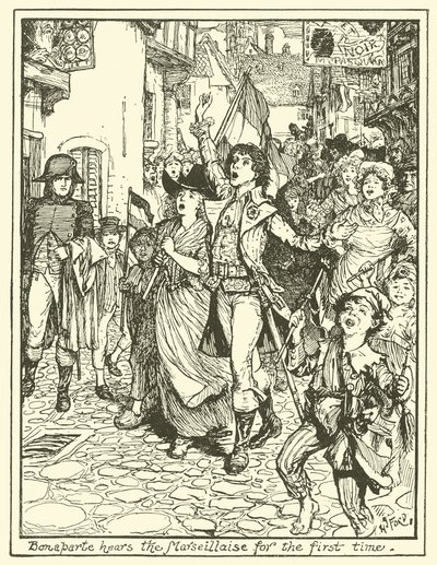 Bonaparte entend la Marseillaise pour la première fois - Henry Justice Ford