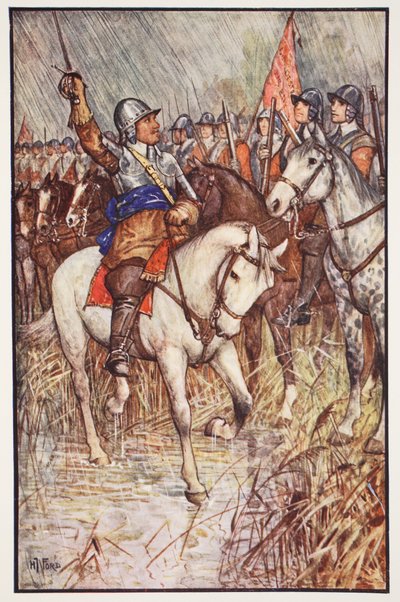 Cromwell et ses Ironsides, illustration de 
