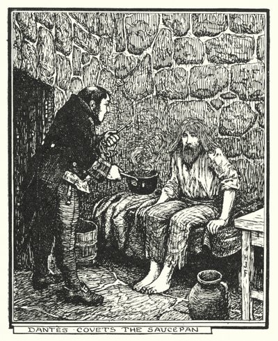 Dantes convoite la casserole (lithographie) - Henry Justice Ford