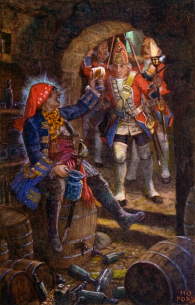 Père Redcap trouvé dans la cave - Henry Justice Ford