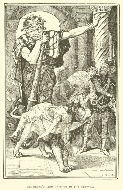 Le Lion de Grumedan ramène la Princesse - Henry Justice Ford