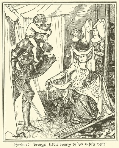 Herbert amène le petit Henry à la tente de sa femme - Henry Justice Ford