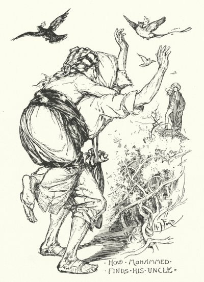 Comment Mohammed trouve son oncle (gravure) - Henry Justice Ford