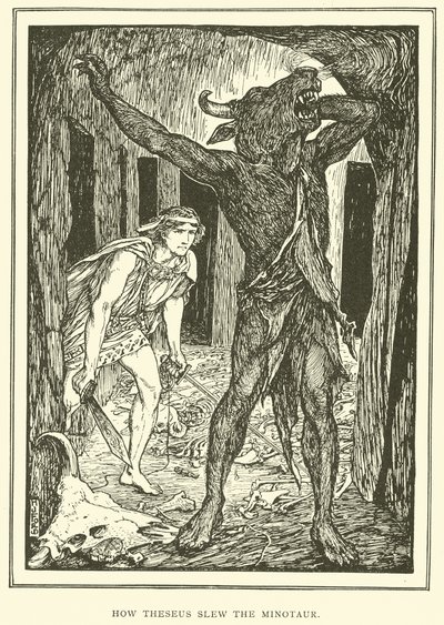 Comment Thésée tua le Minotaure - Henry Justice Ford