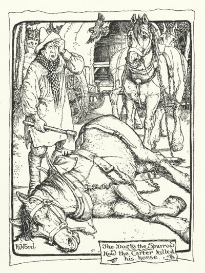 Comment le charretier a tué son cheval (gravure) - Henry Justice Ford