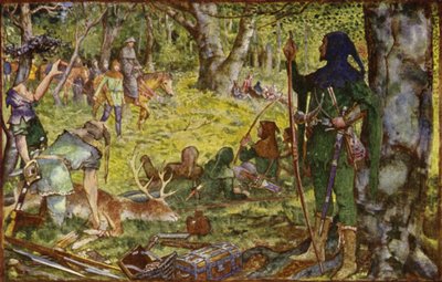Comment le roi, déguisé en abbé, a rendu visite à Robin sous l