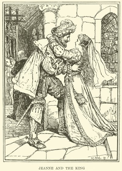 Jeanne et le Roi (gravure) - Henry Justice Ford