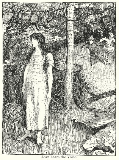 Jeanne entend la Voix (litho) - Henry Justice Ford