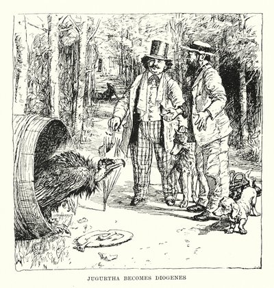 Jugurtha devient Diogène (gravure) - Henry Justice Ford