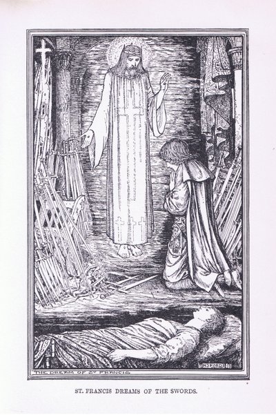 Saint François rêve des épées - Henry Justice Ford
