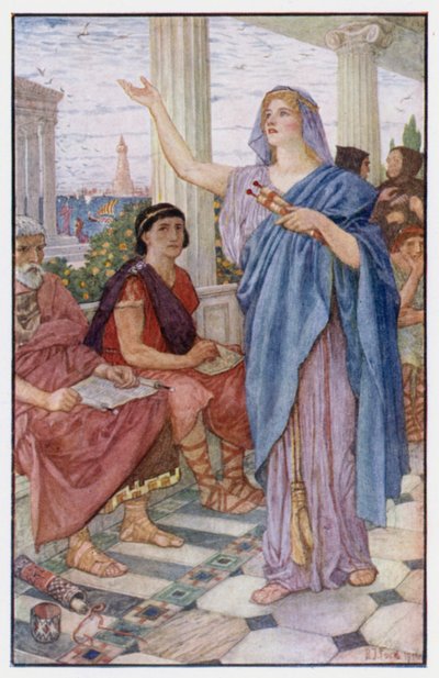 Synesius assiste aux conférences d
