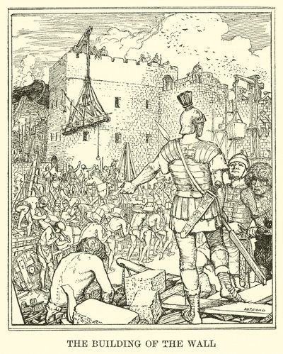 La construction du mur - Henry Justice Ford
