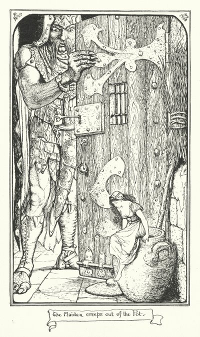 La jeune fille sort du pot - Henry Justice Ford