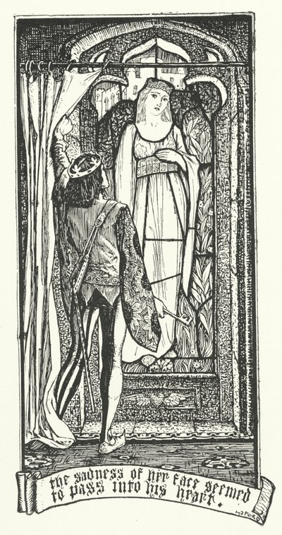 La tristesse de son visage semblait passer dans son cœur - Henry Justice Ford