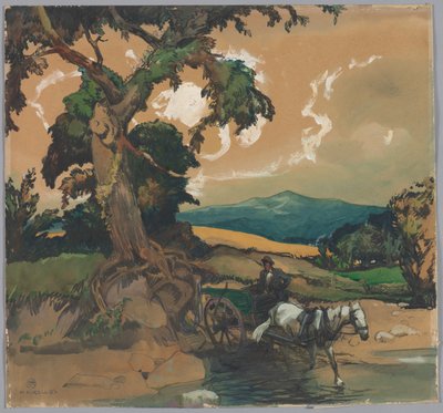 Le gué - Henry Keller