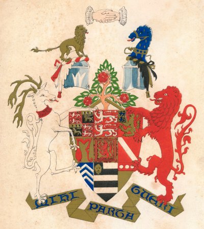 Blason de Stiyleman le Strange, milieu du XIXe siècle - Henry L