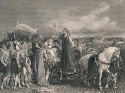 Boadicée, reine des Iceni, milieu du 19ème siècle - Henry Lemon