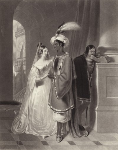 Othello et Desdémone - Henry Liverseege