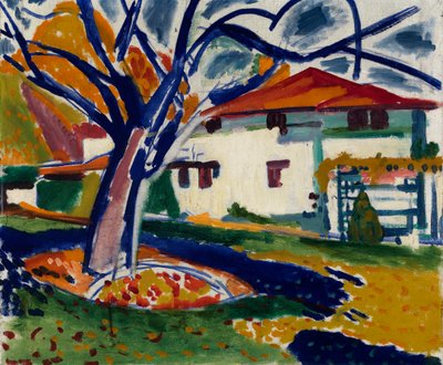 Arbres bleus, 1915-1916 - Henry Lyman Saÿen