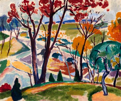 Paysage, pont, vallée de Huntingdon, vers 1915-1916 - Henry Lyman Saÿen