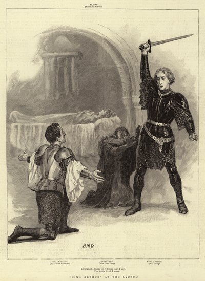 Le roi Arthur au Lyceum - Henry Marriott Paget