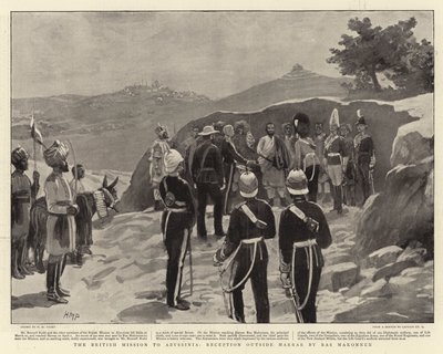 La mission britannique en Abyssinie, Réception à l