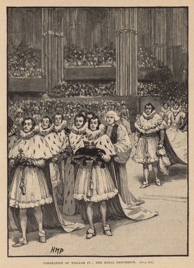Le couronnement du roi Guillaume IV : la procession royale - Henry Marriott Paget