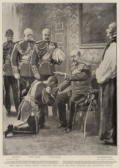 Le premier conseil privé du roi, le duc d