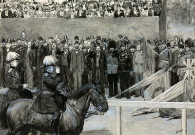 Le prince de Galles à la revue des volontaires, Horse Guard