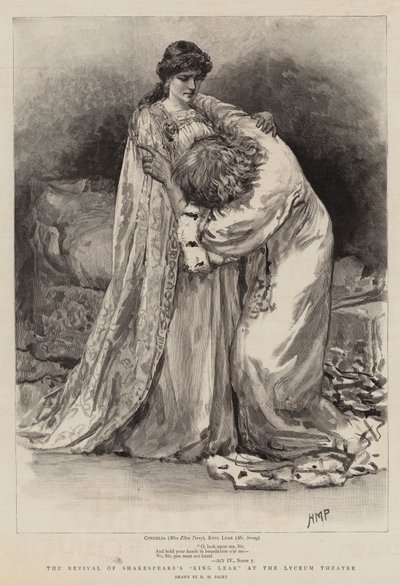 La reprise du Roi Lear de Shakespeare au Lyceum Theatre - Henry Marriott Paget